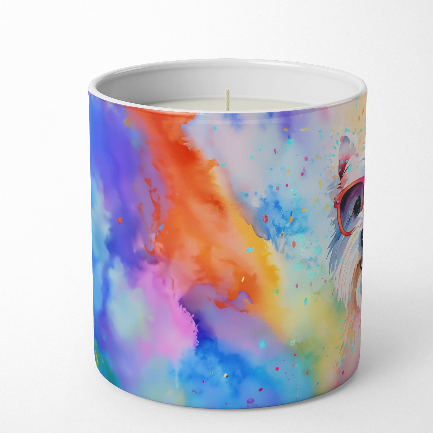 Westie Hippie Dawg Decorative Soy Candle