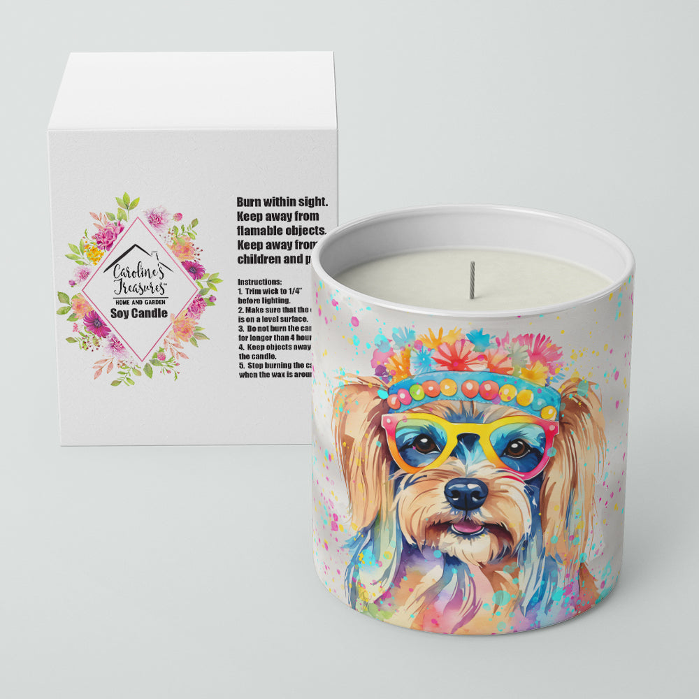 Yorkshire Terrier Hippie Dawg Decorative Soy Candle