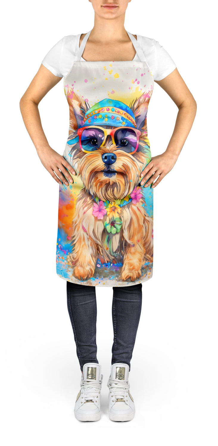 Caroline's Treasures Yorkshire Terrier Hippie Dawg Apron – Artist-Designed Kitchen, BBQ & Craft Apron