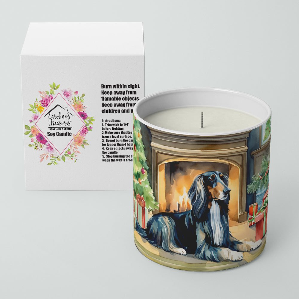 Buy this Afghan Hound Cozy Christmas Decorative Soy Candle