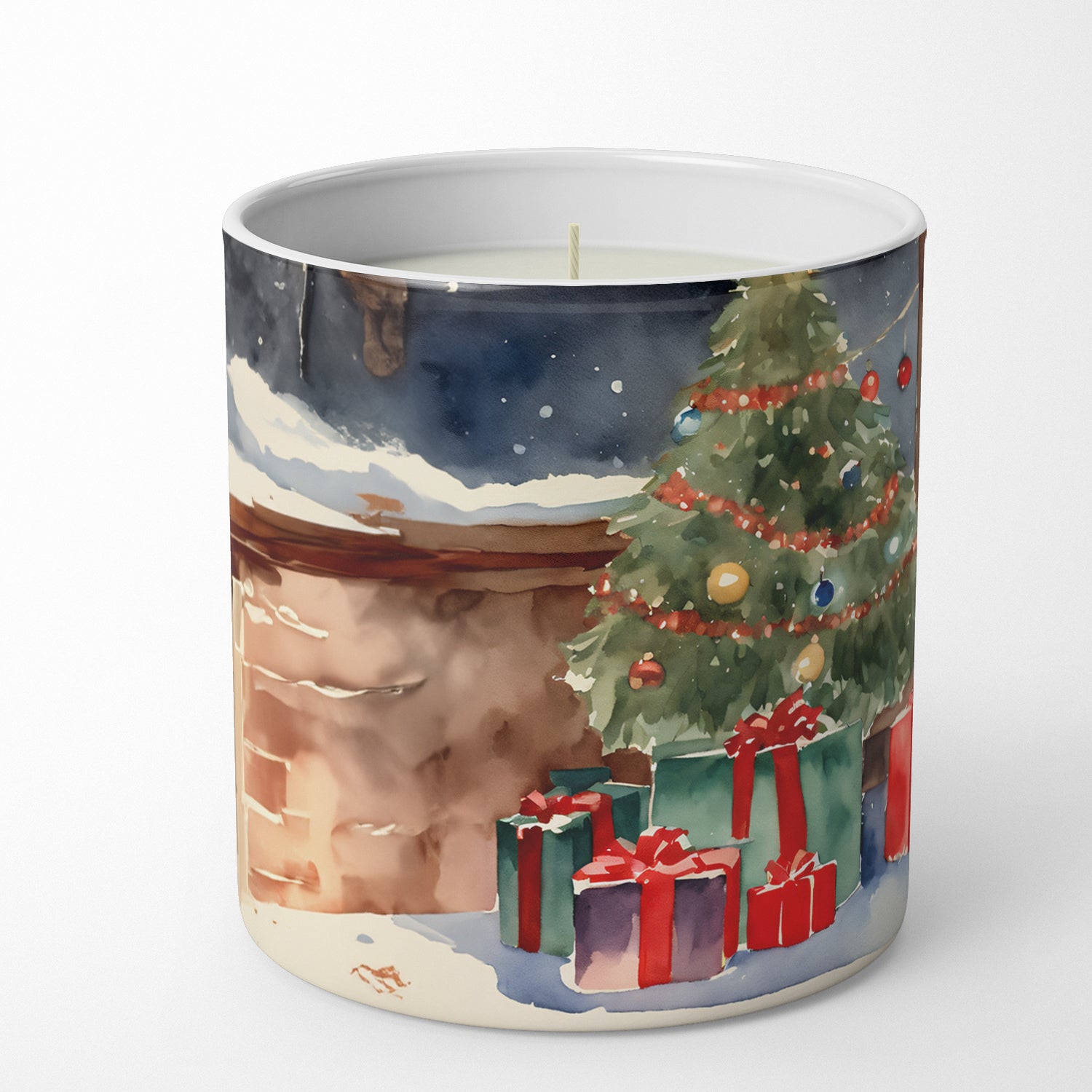 Alaskan Klee Kai Cozy Christmas Decorative Soy Candle