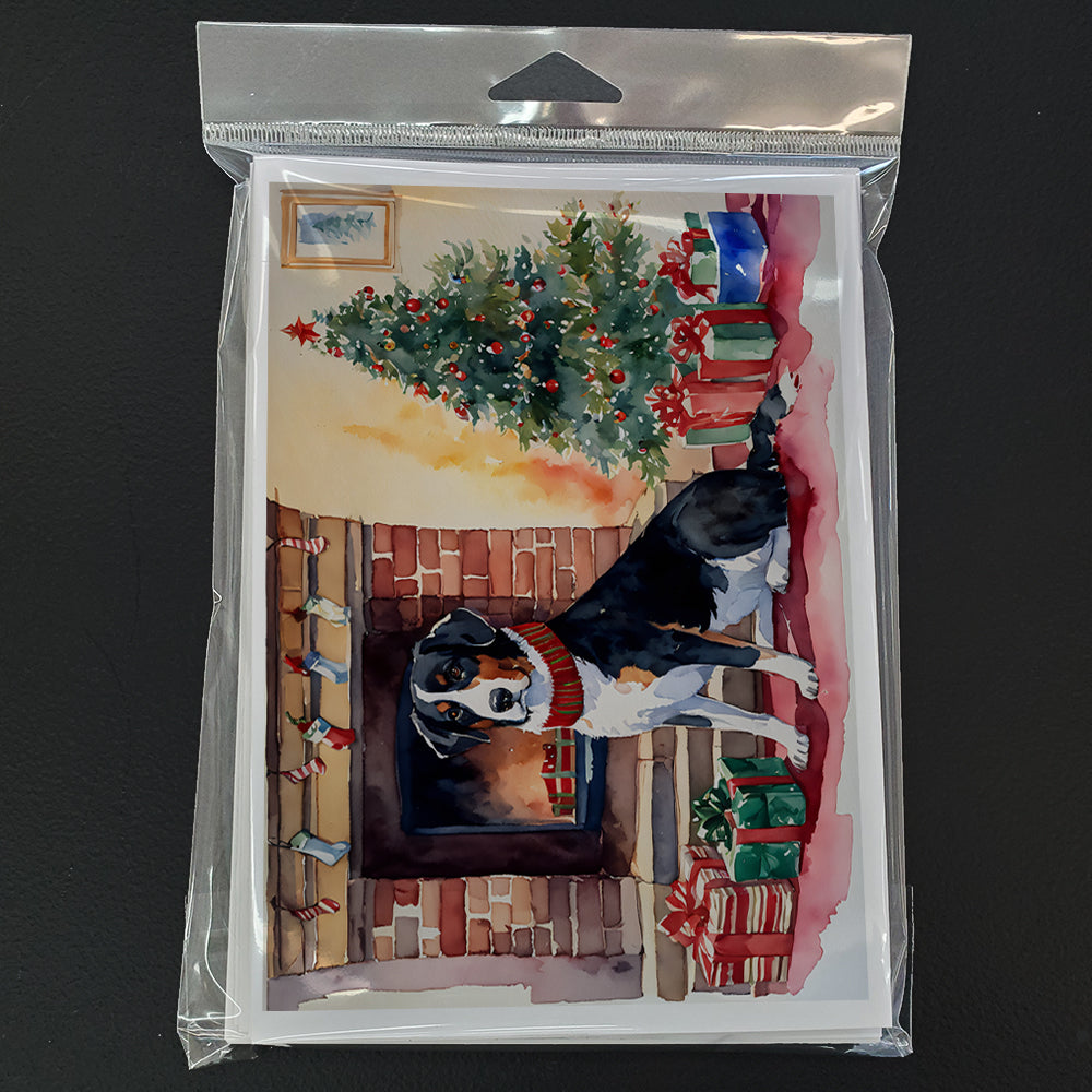 Appenzeller Sennenhund Cozy Christmas Greeting Cards Pack of 8