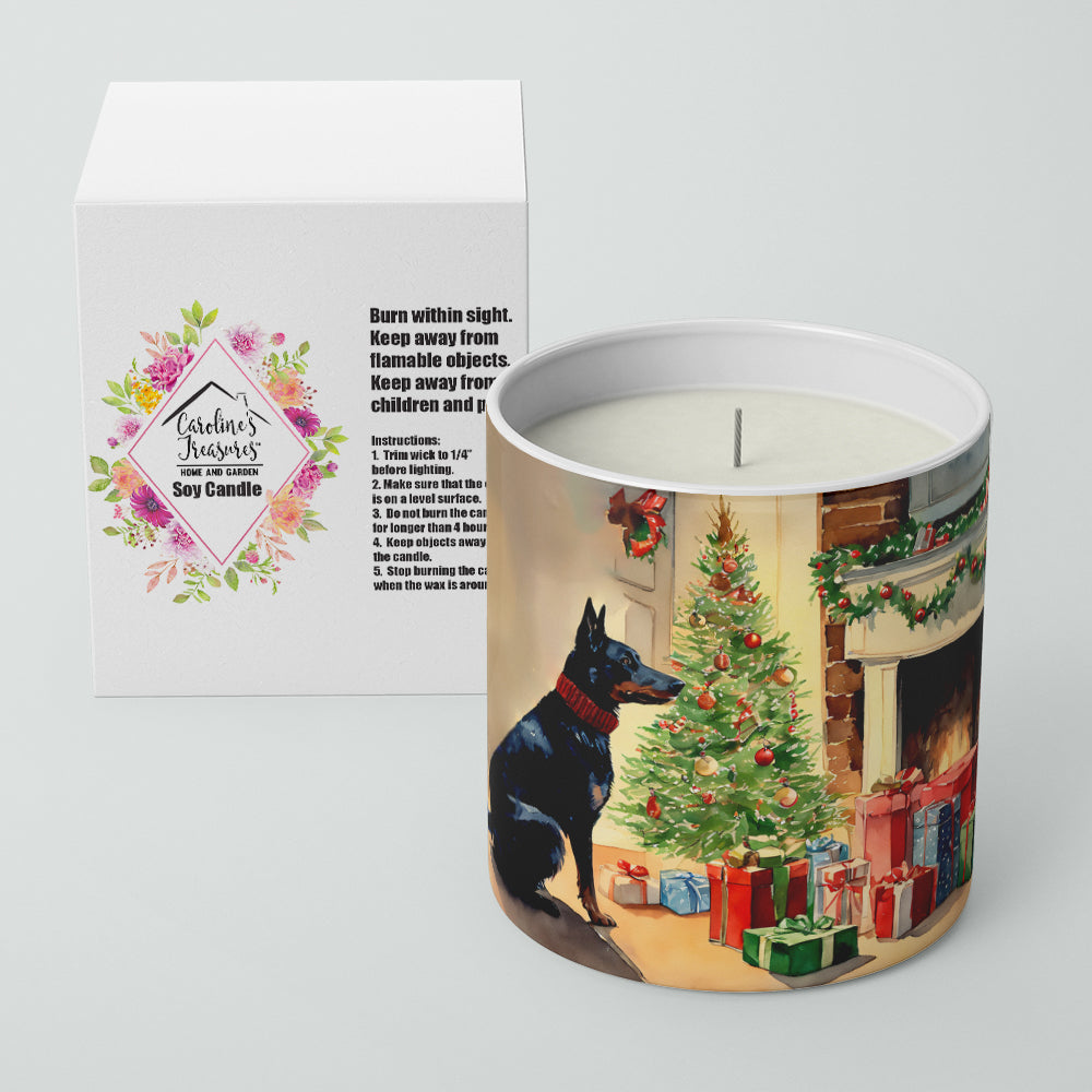 Australian Kelpie Cozy Christmas Decorative Soy Candle