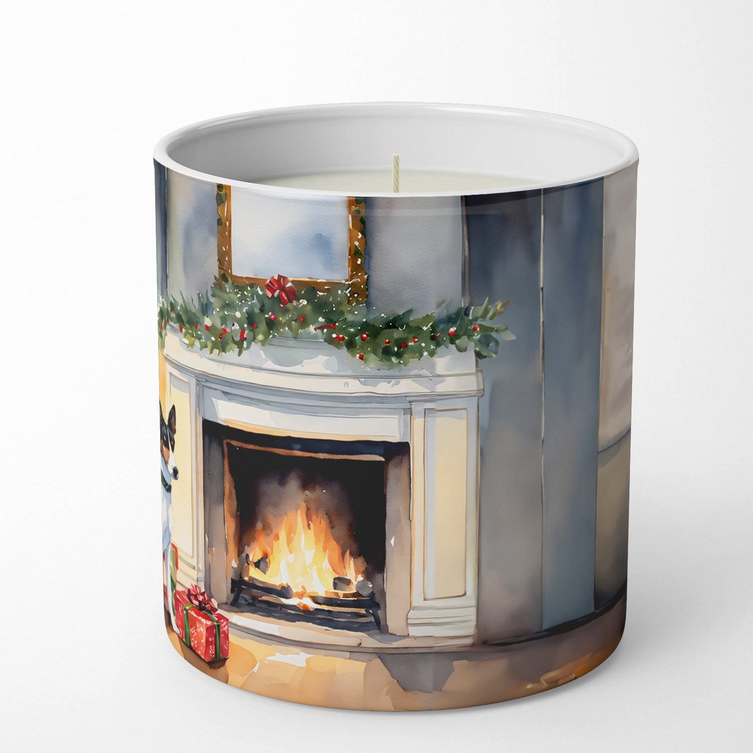 Basenji Cozy Christmas Decorative Soy Candle