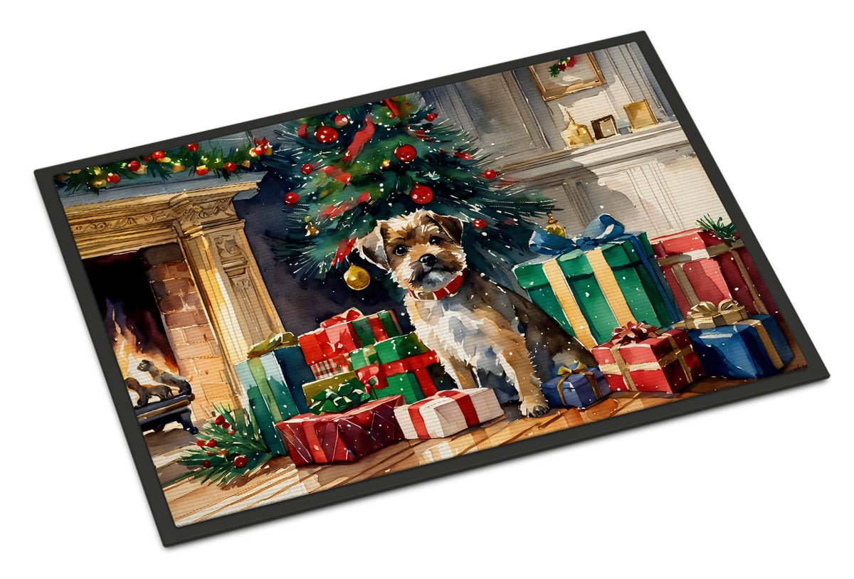 Buy this Border Terrier Cozy Christmas Doormat