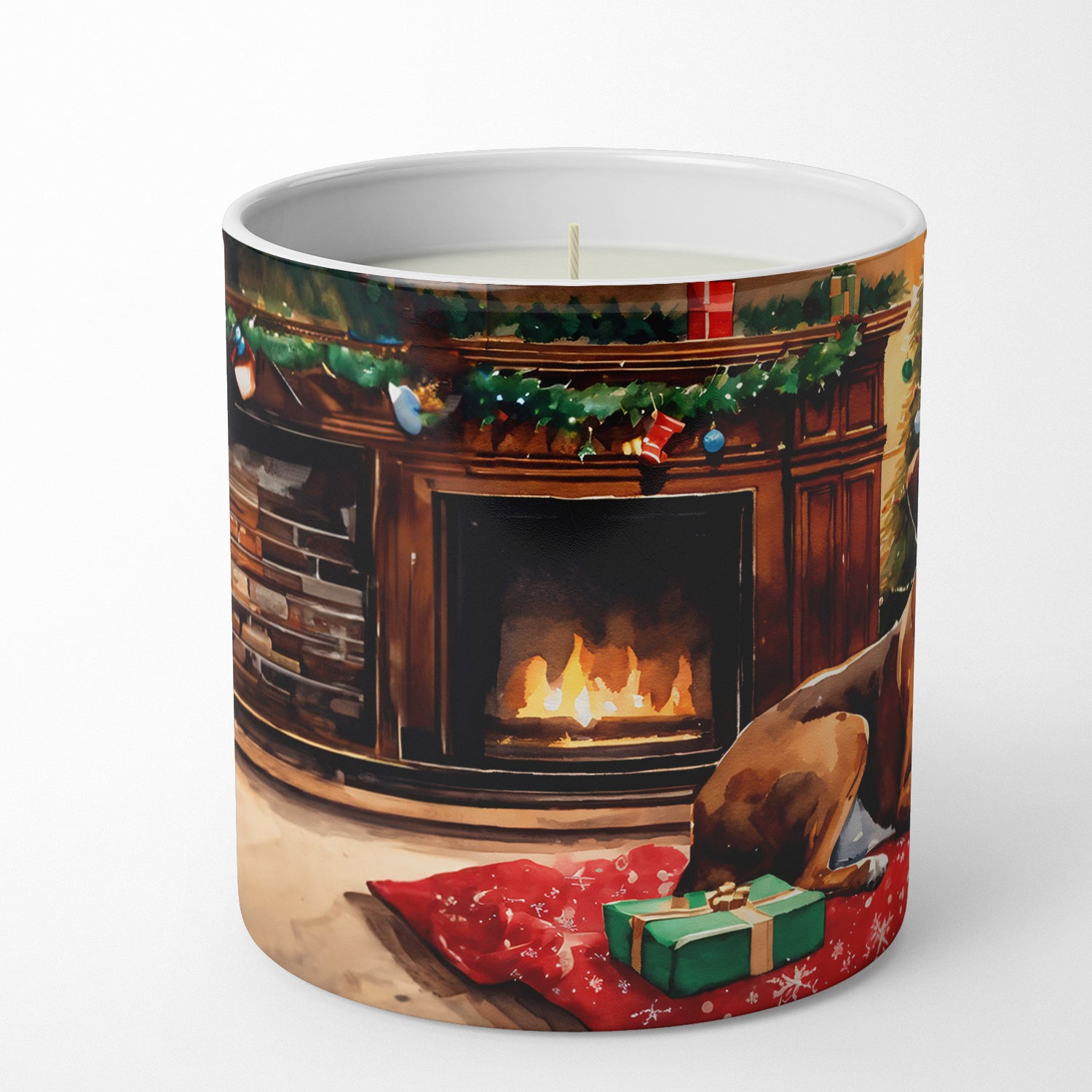 Boxer Cozy Christmas Decorative Soy Candle