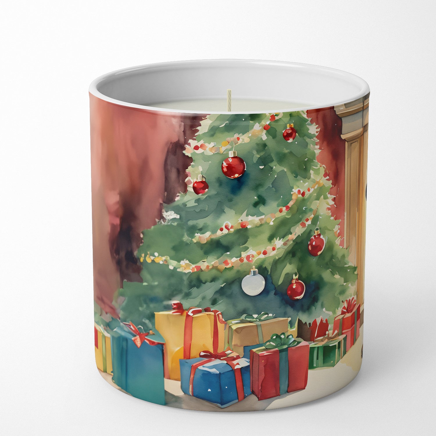 Bullmastiff Cozy Christmas Decorative Soy Candle