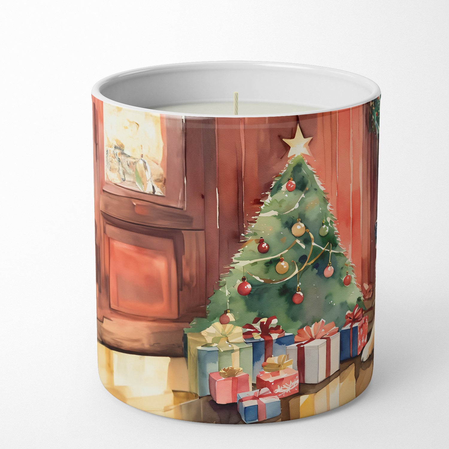 Chow Chow Cozy Christmas Decorative Soy Candle