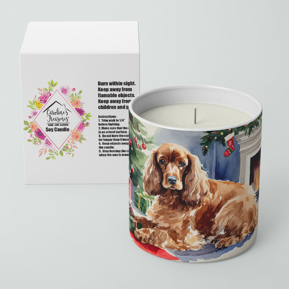 Buy this Cocker Spaniel Cozy Christmas Decorative Soy Candle
