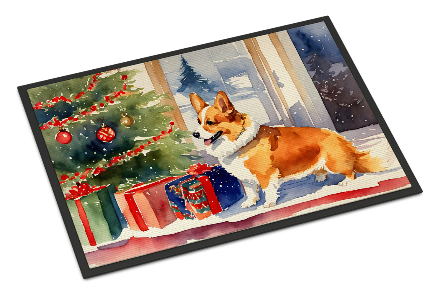 Buy this Corgi Cozy Christmas Doormat