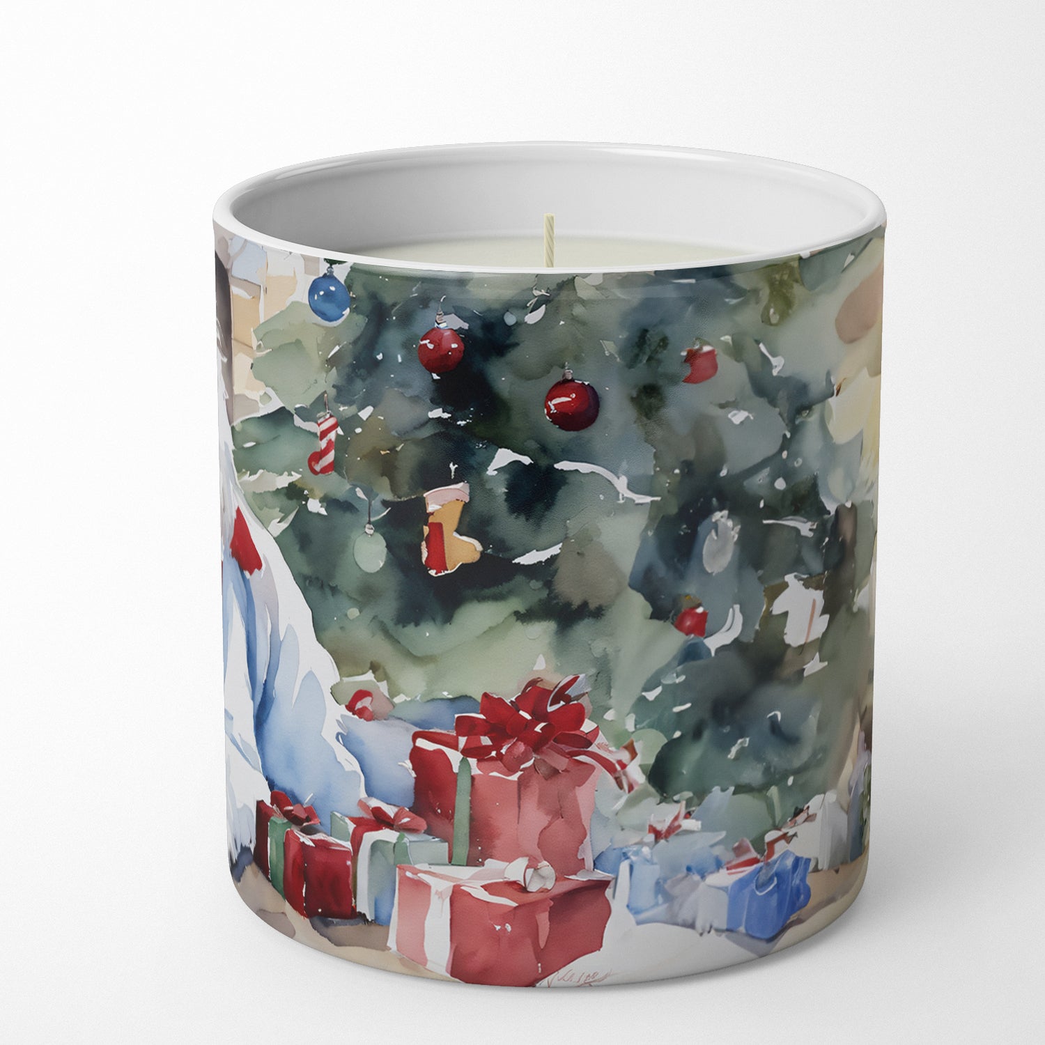 Coton De Tulear Cozy Christmas Decorative Soy Candle