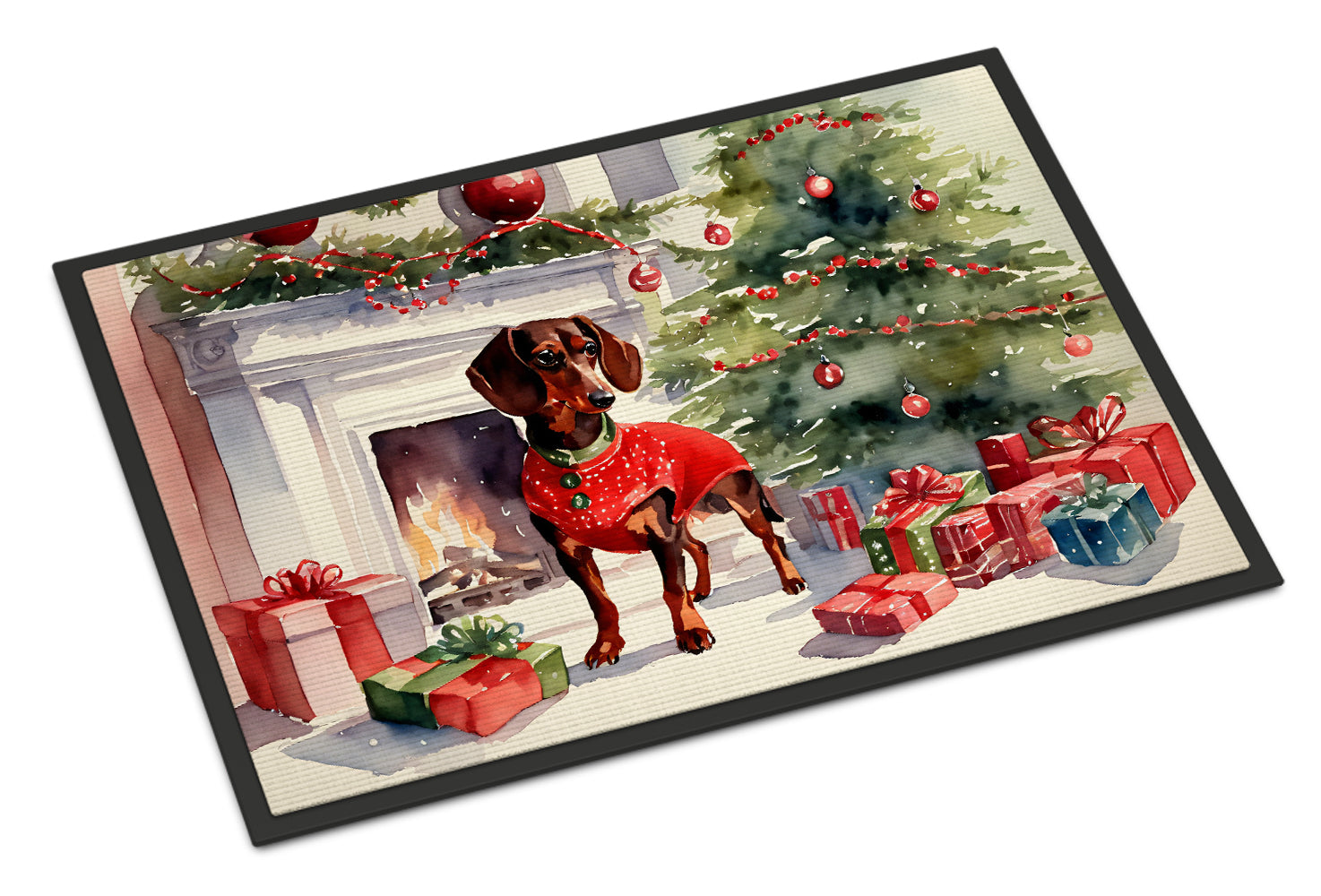 Buy this Dachshund Cozy Christmas Doormat