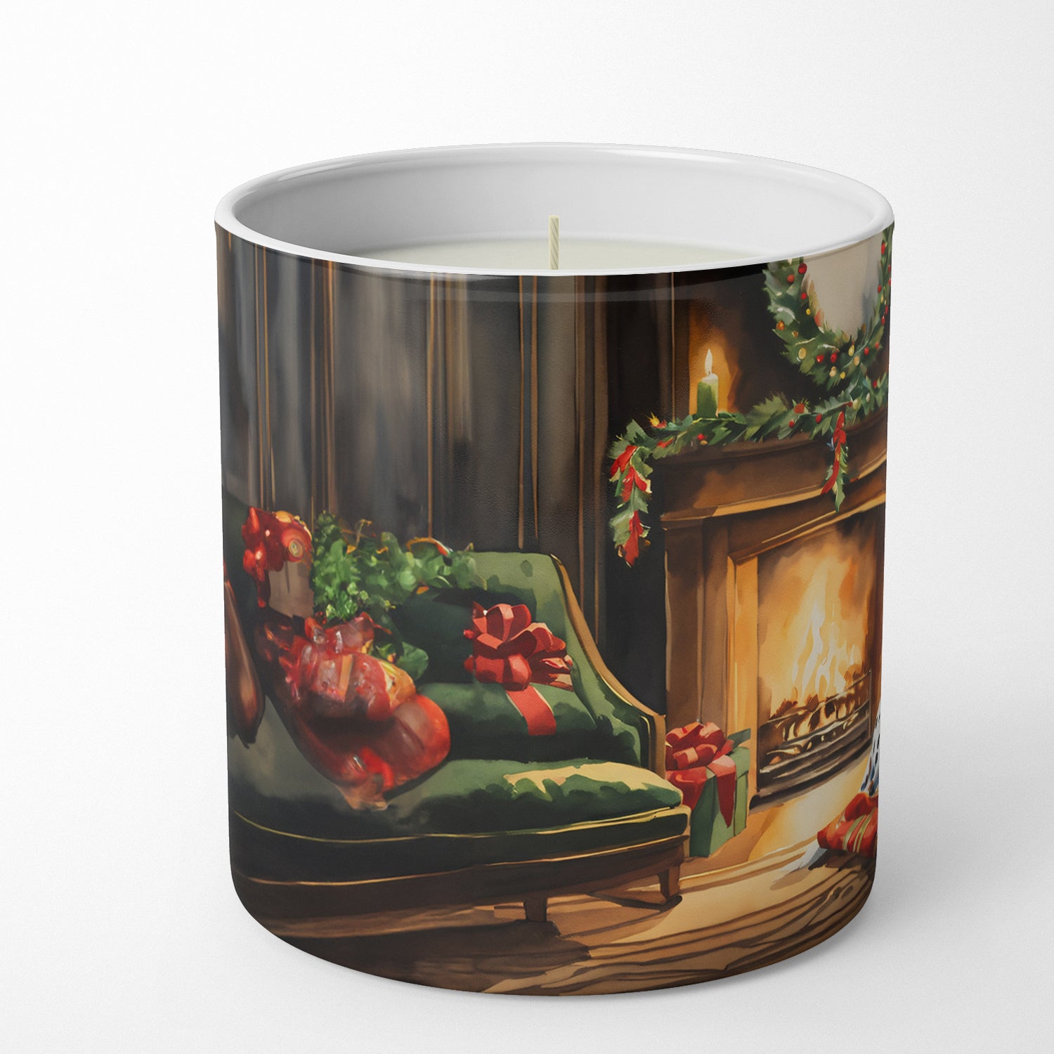 Dalmatian Cozy Christmas Decorative Soy Candle
