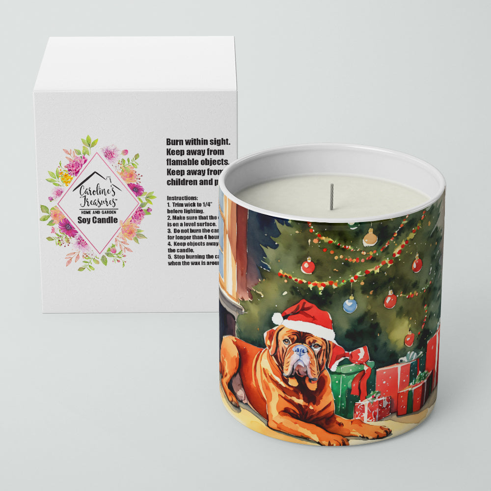 Dogue de Bordeaux Cozy Christmas Decorative Soy Candle