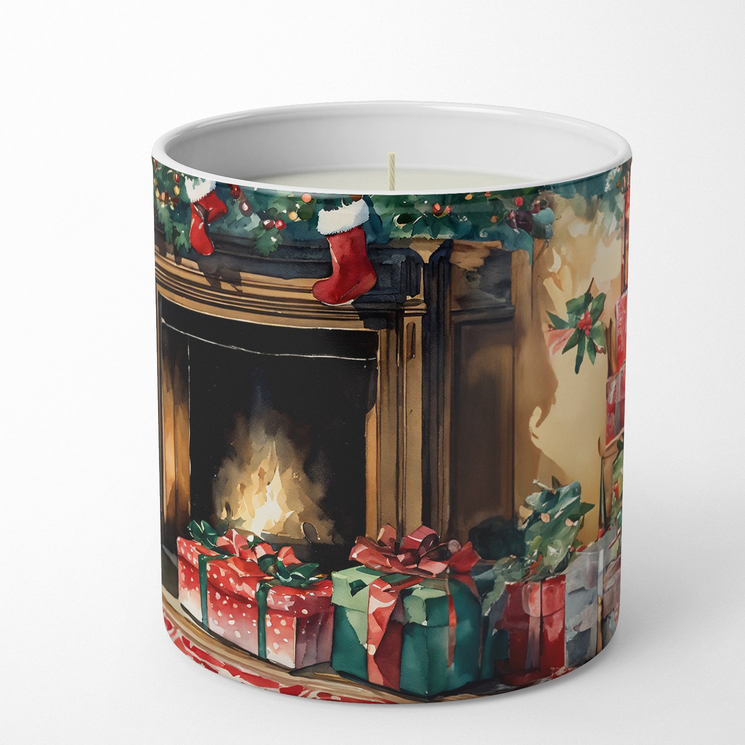 English Springer Spaniel Cozy Christmas Decorative Soy Candle