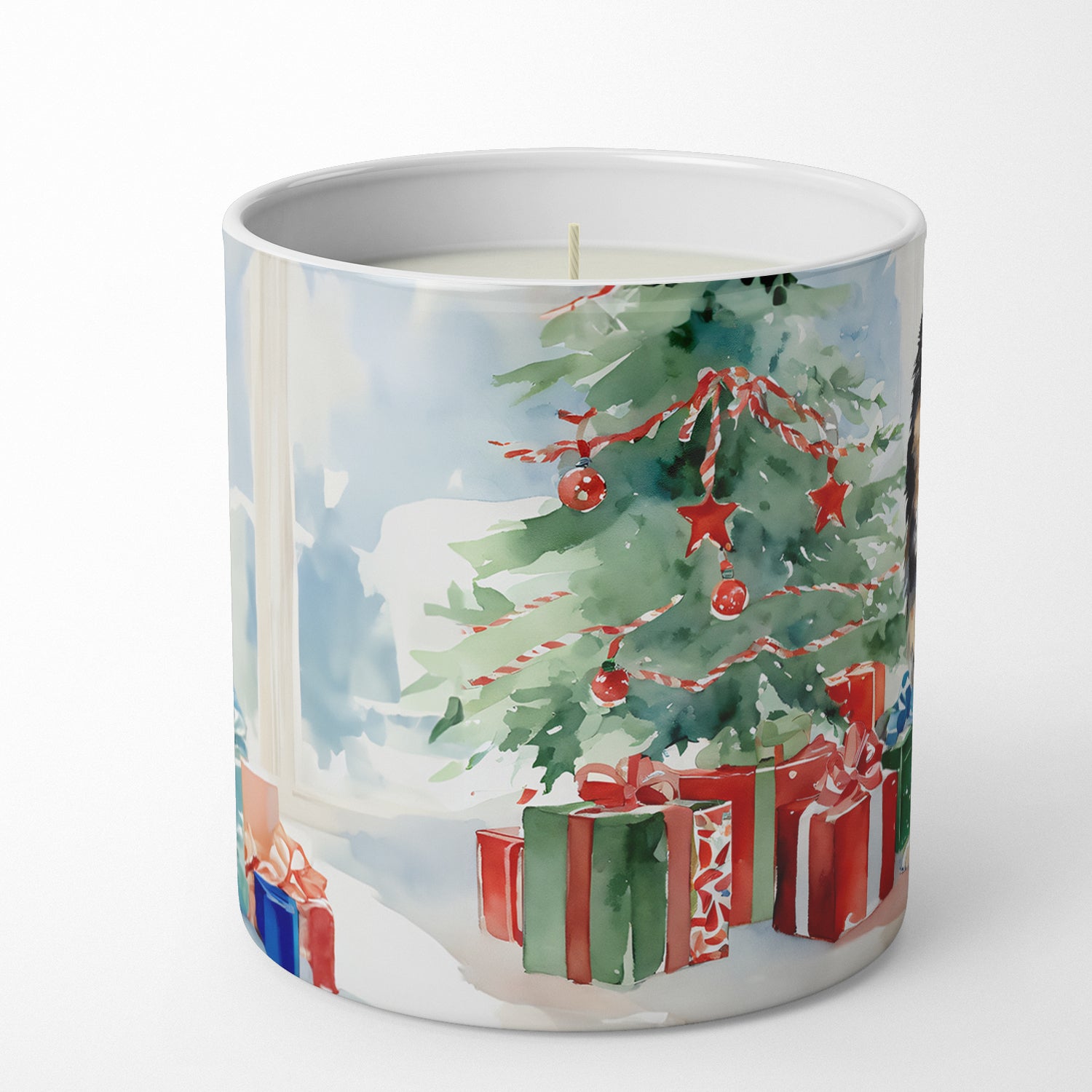 Finnish Lapphund Cozy Christmas Decorative Soy Candle