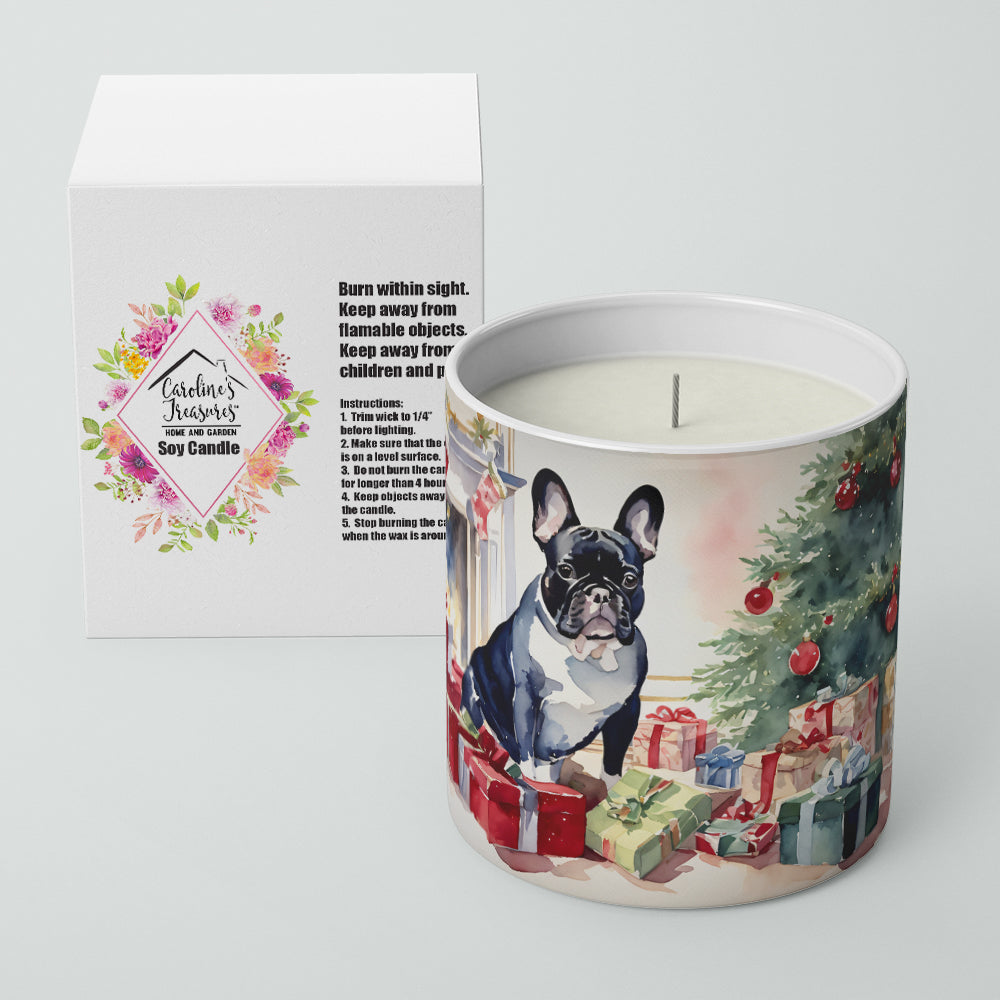 French Bulldog Cozy Christmas Decorative Soy Candle