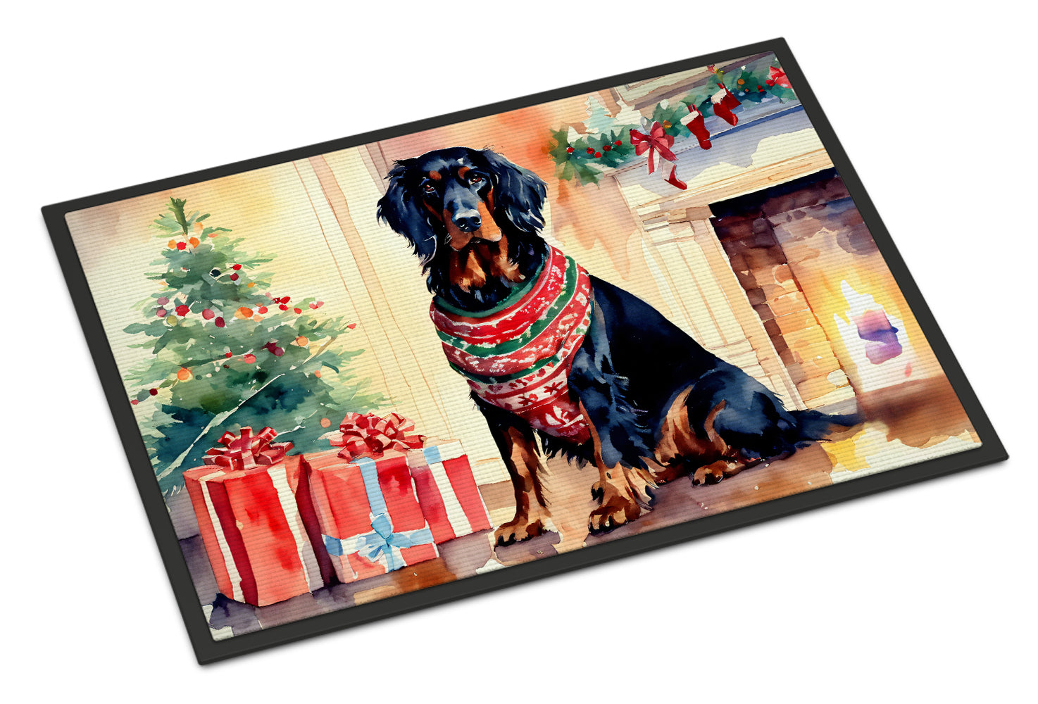 Buy this Gordon Setter Cozy Christmas Doormat
