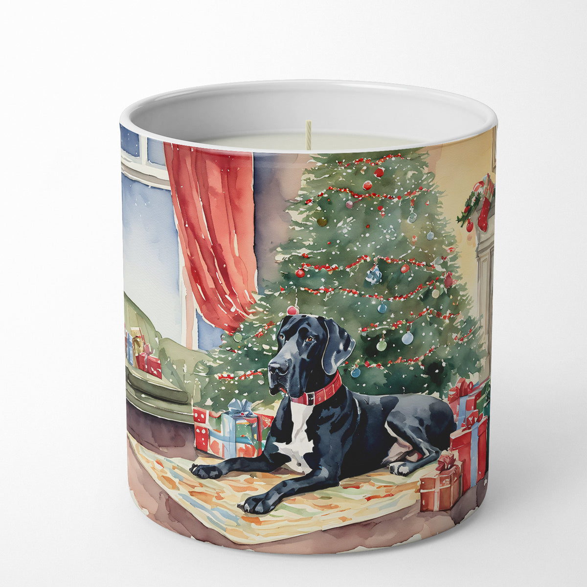 Buy this Great Dane Cozy Christmas Decorative Soy Candle