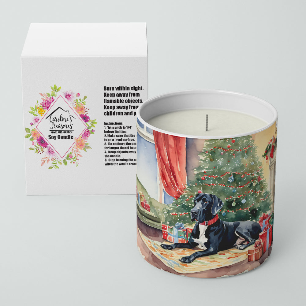 Great Dane Cozy Christmas Decorative Soy Candle