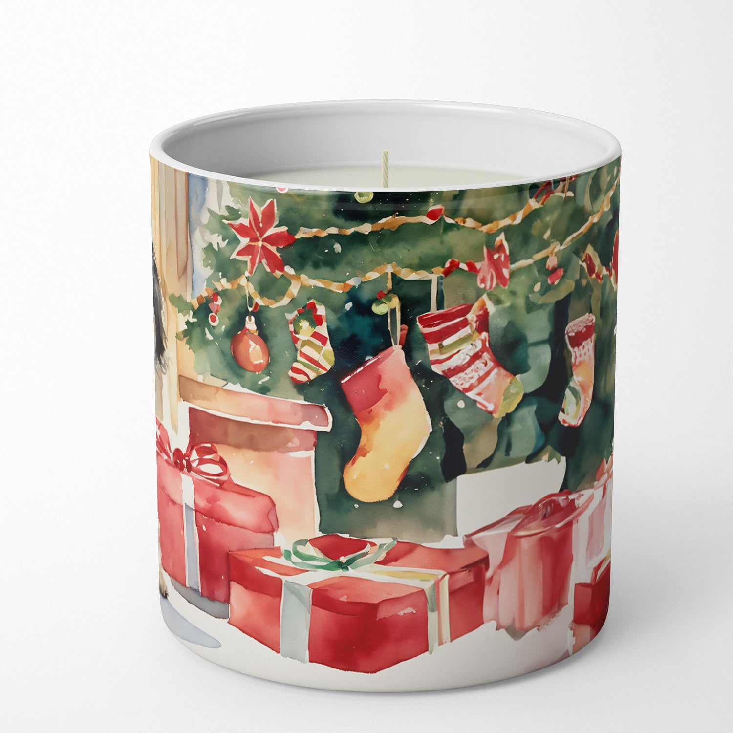 Havanese Cozy Christmas Decorative Soy Candle