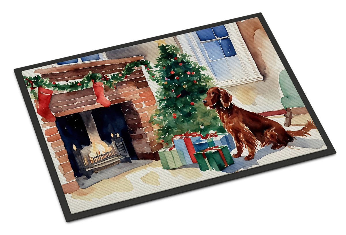Buy this Irish Setter Cozy Christmas Doormat