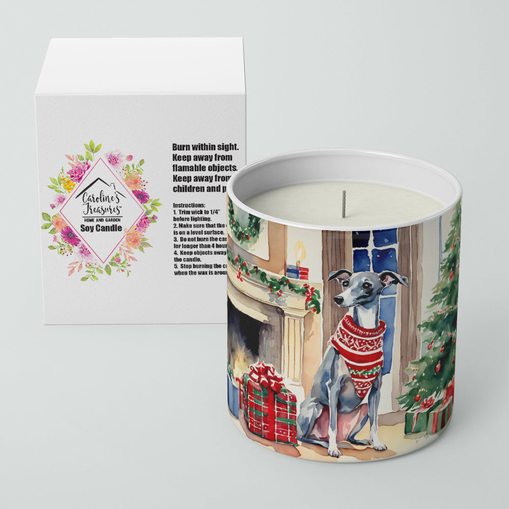 Buy this Italian Greyhound Cozy Christmas Decorative Soy Candle