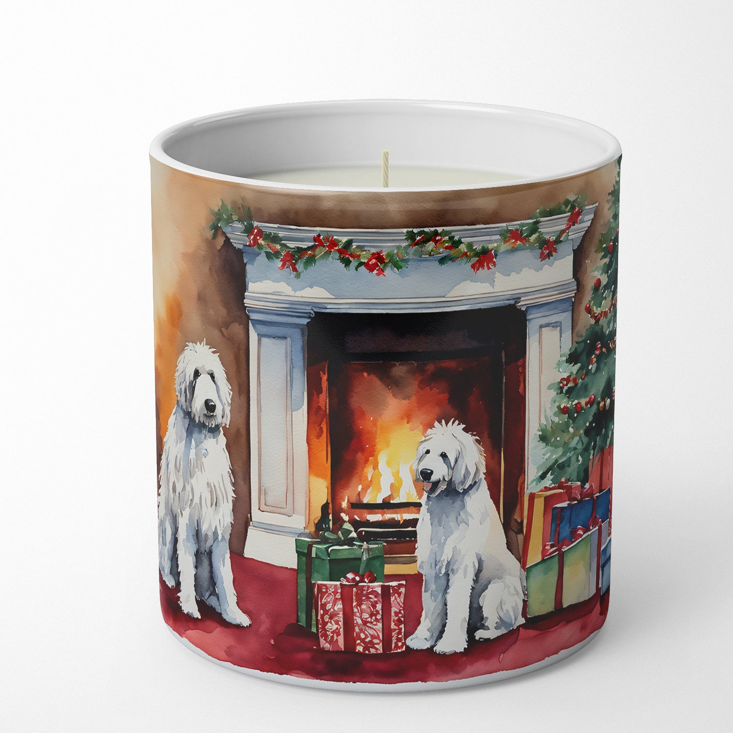 Buy this Komondor Cozy Christmas Decorative Soy Candle