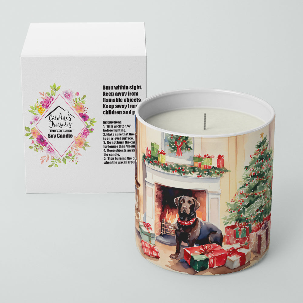 Labrador Retriever Cozy Christmas Decorative Soy Candle