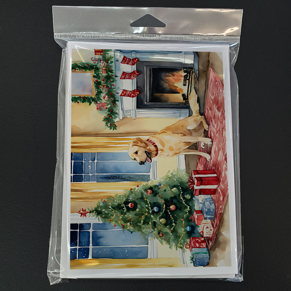 Labrador Retriever Cozy Christmas Greeting Cards Pack of 8
