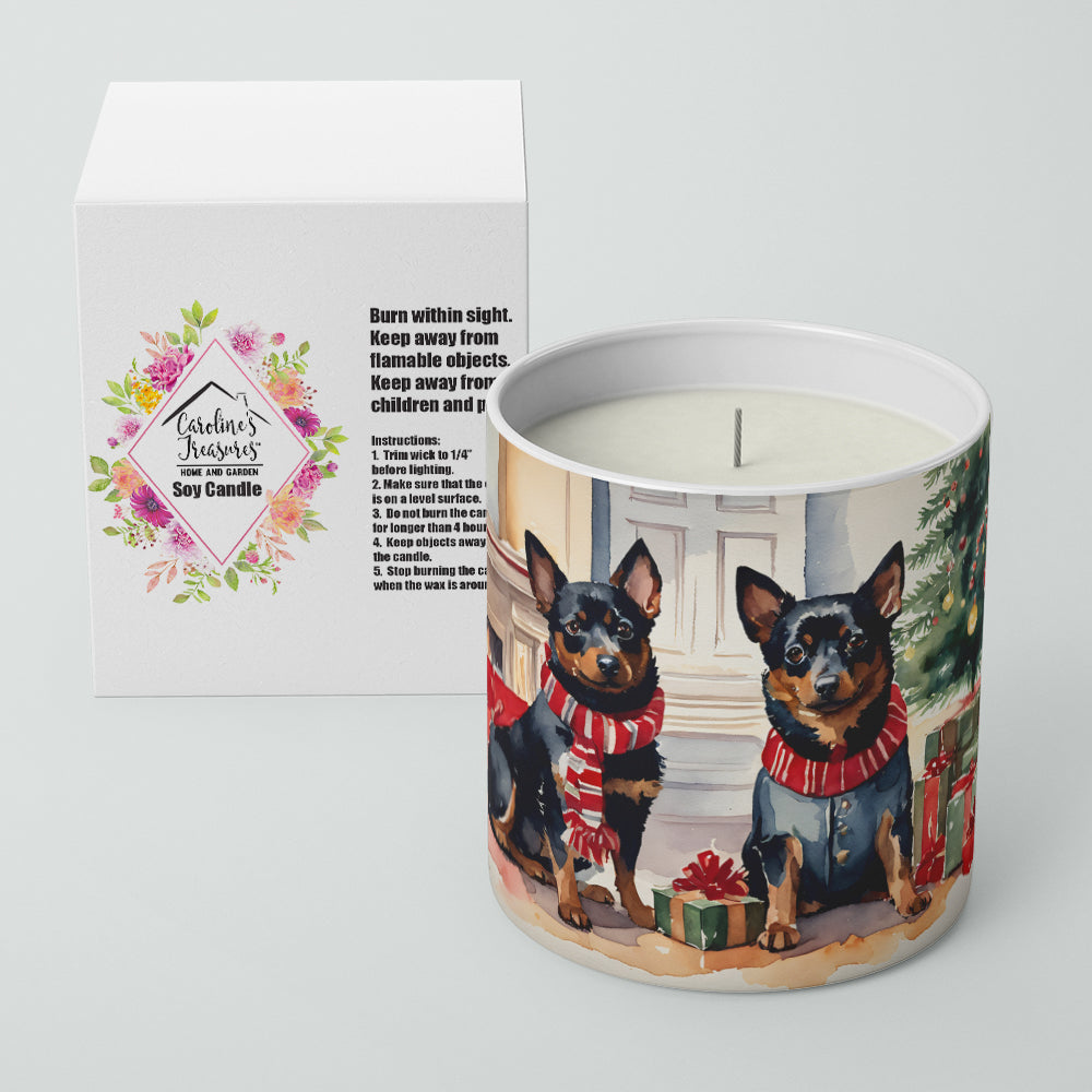 Caroline's Treasures Lancashire Heeler Cozy Christmas Decorative Soy Candle