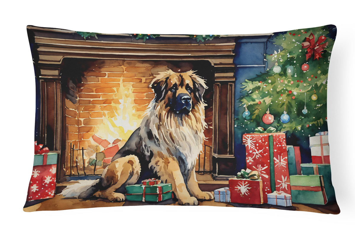 Buy this Leonberger Cozy Christmas Throw Pillow