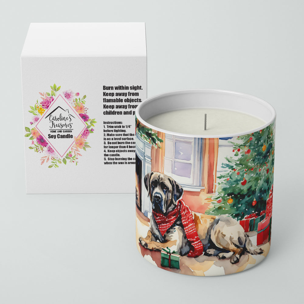 Buy this Mastiff Cozy Christmas Decorative Soy Candle