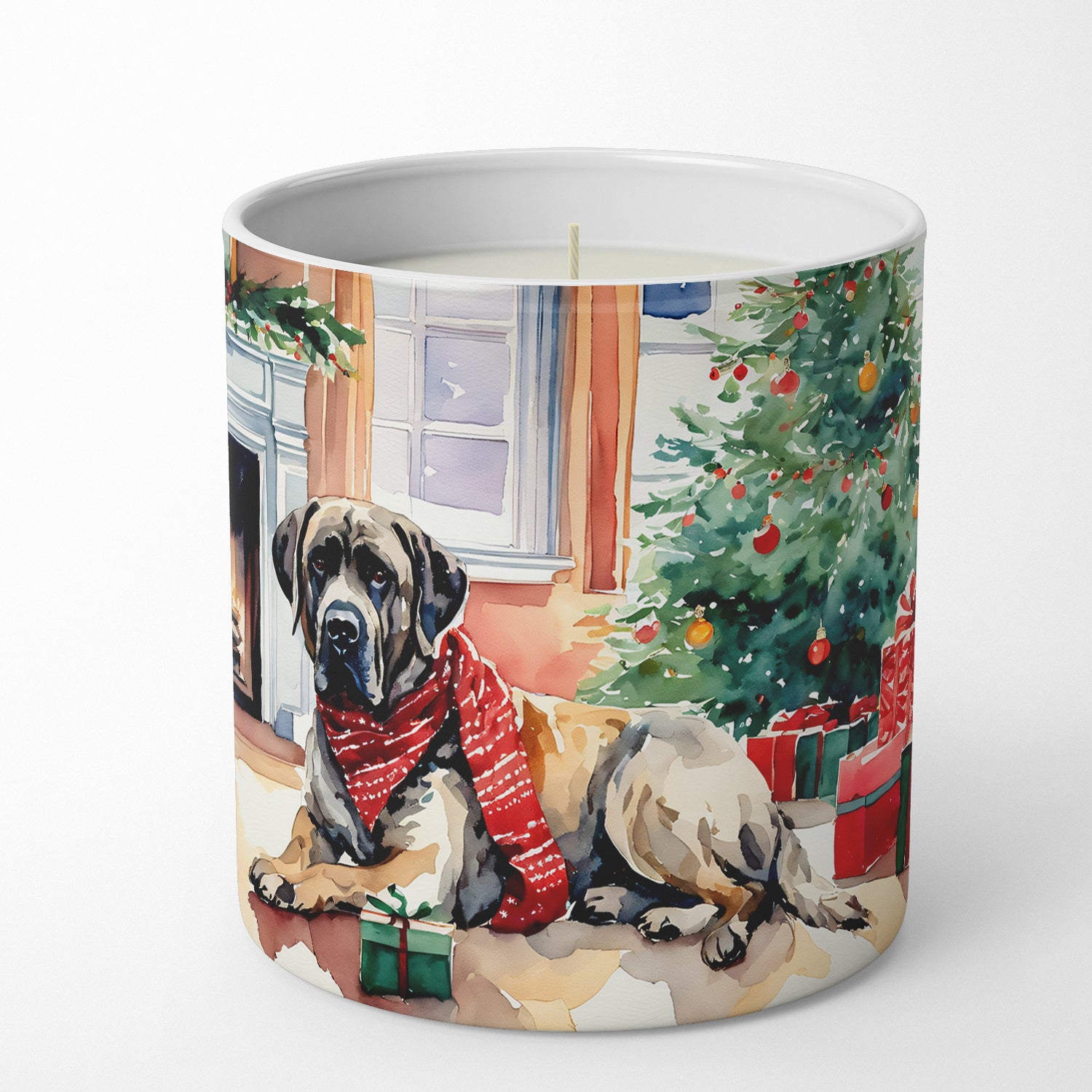 Buy this Mastiff Cozy Christmas Decorative Soy Candle
