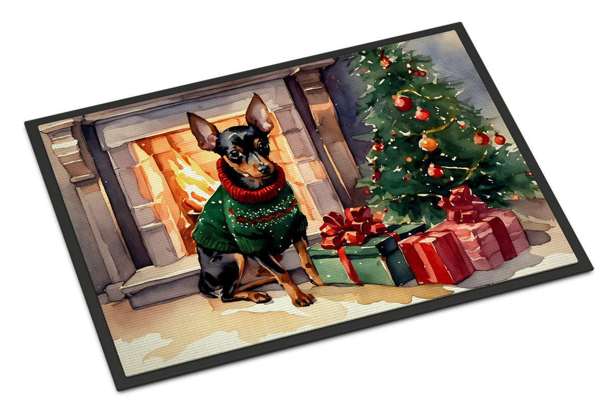 Buy this Miniature Pinscher Cozy Christmas Doormat