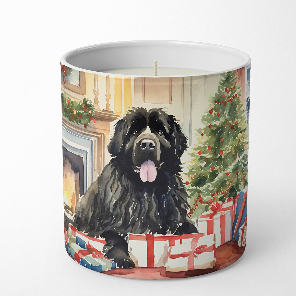 Buy this Newfoundland Cozy Christmas Decorative Soy Candle