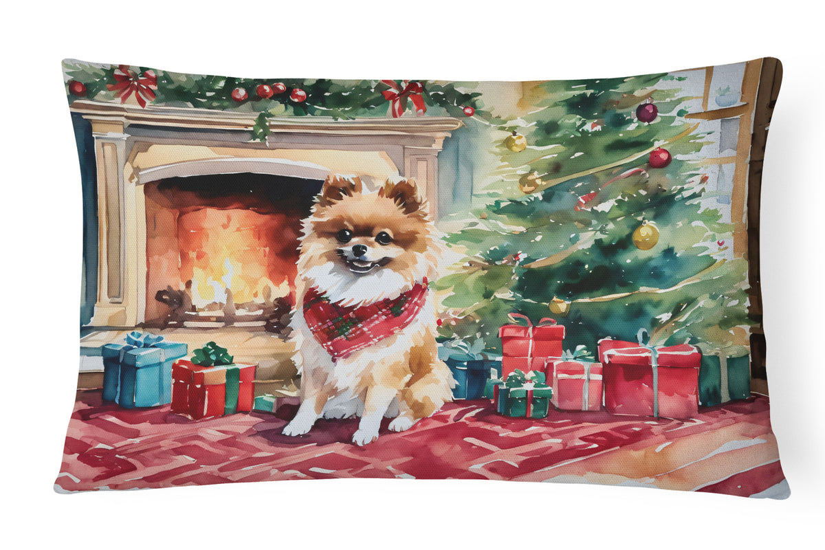 Buy this Pomeranian Cozy Christmas Throw Pillow