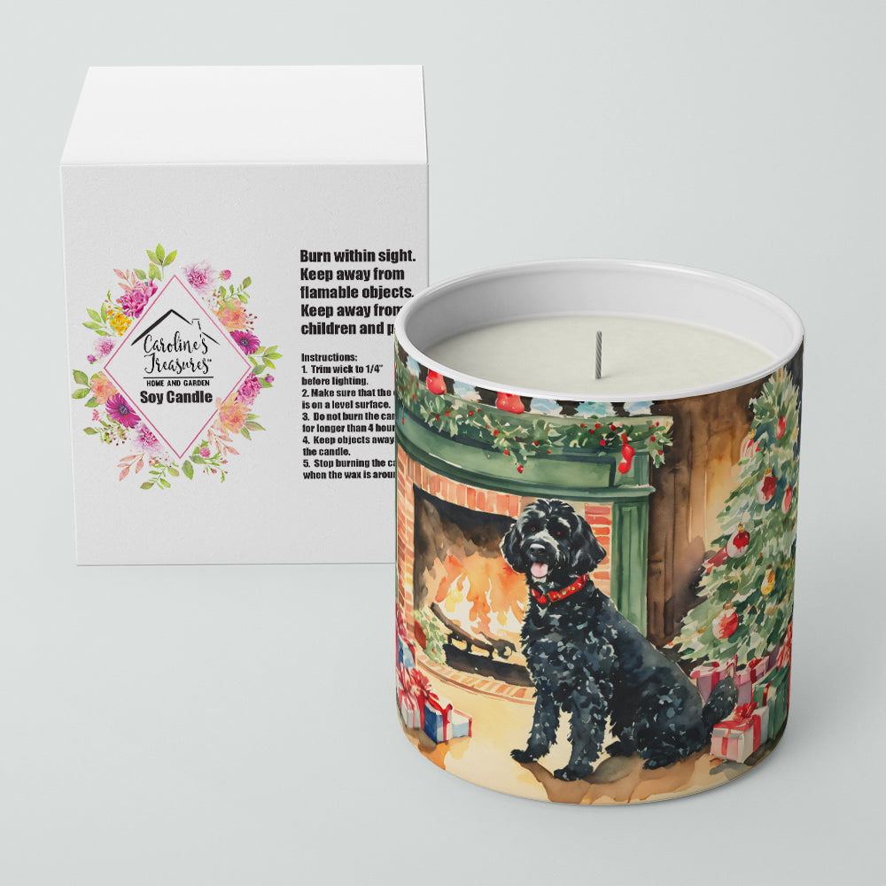 Buy this Portuguese Water Dog Cozy Christmas Decorative Soy Candle