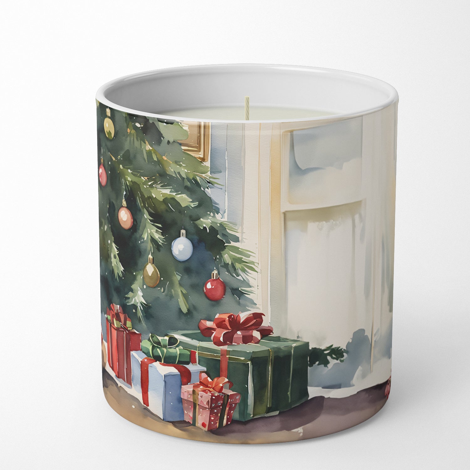 Pug Cozy Christmas Decorative Soy Candle
