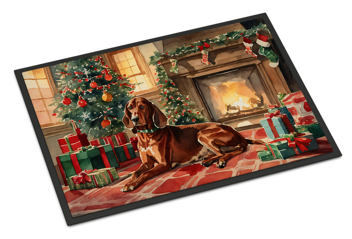 Buy this Redbone Coonhound Cozy Christmas Doormat