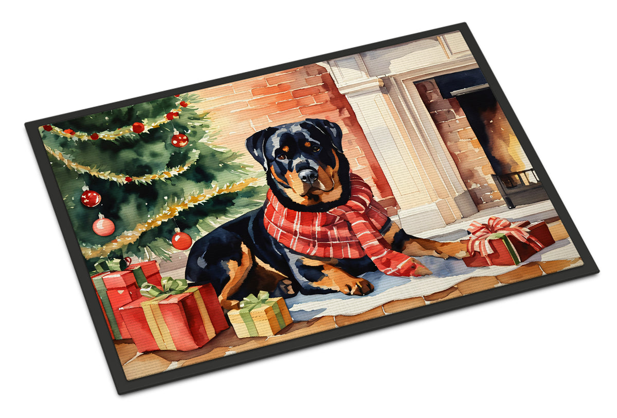 Buy this Rottweiler Cozy Christmas Doormat