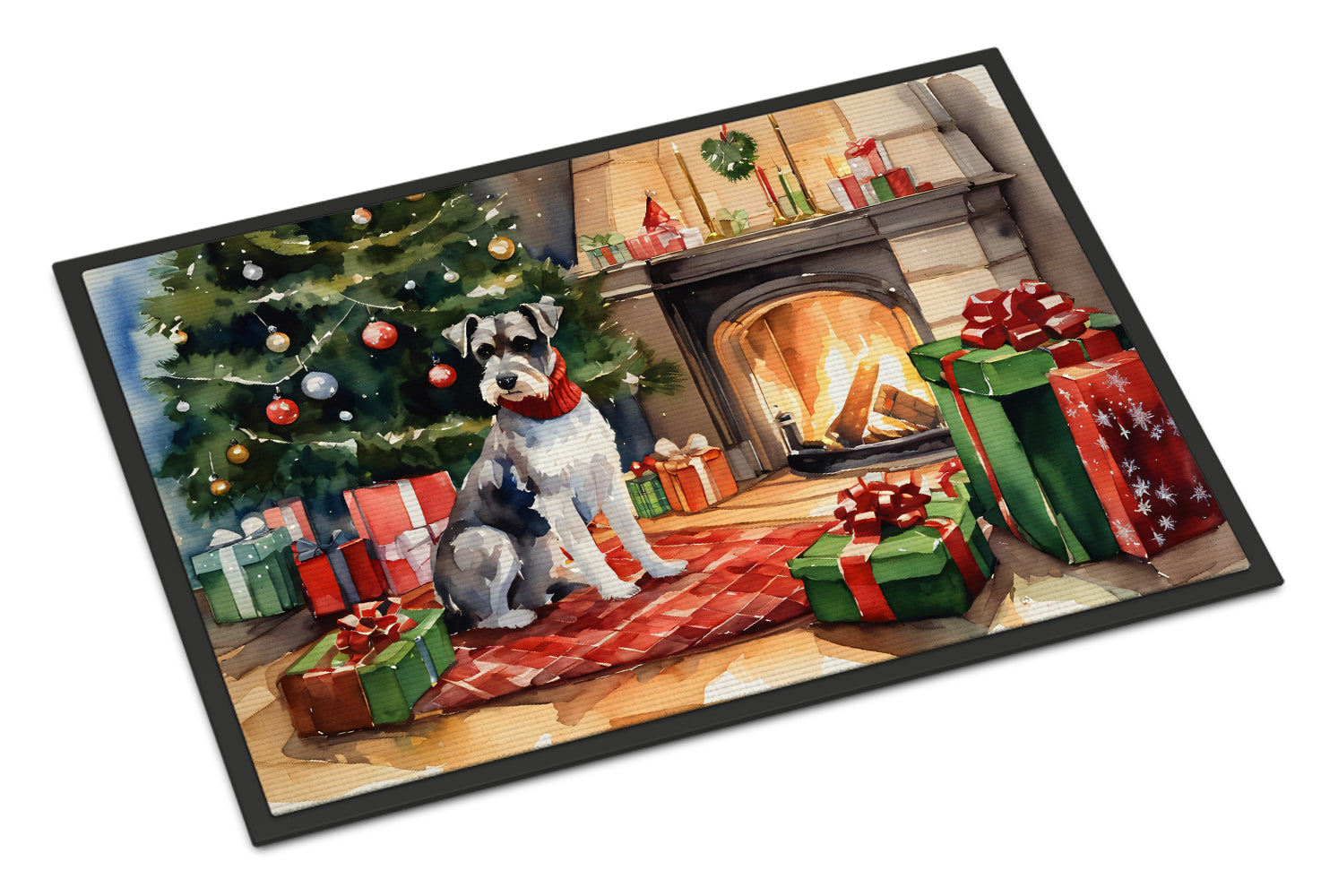 Buy this Schnauzer Cozy Christmas Doormat