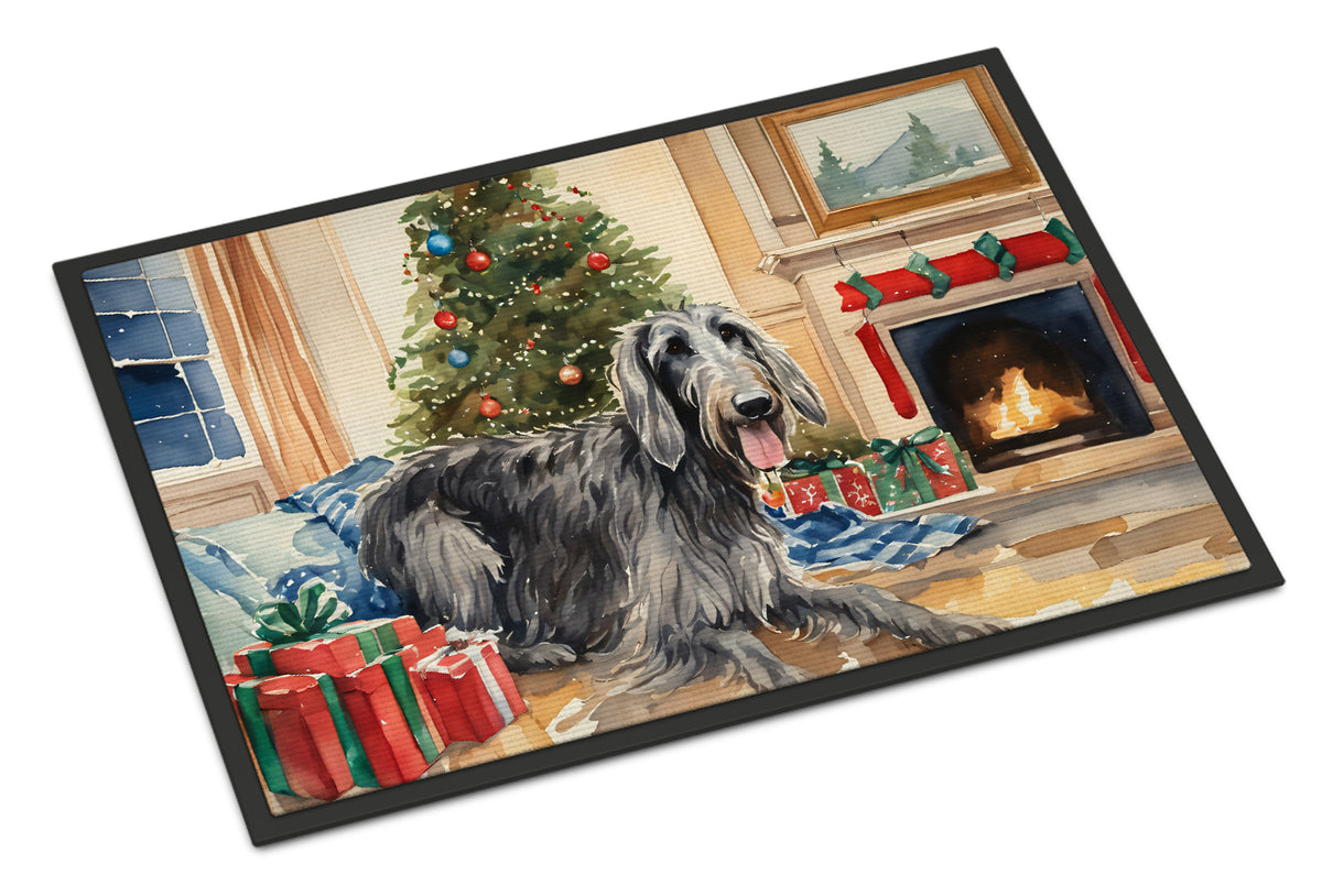 Buy this Scottish Deerhound Cozy Christmas Doormat