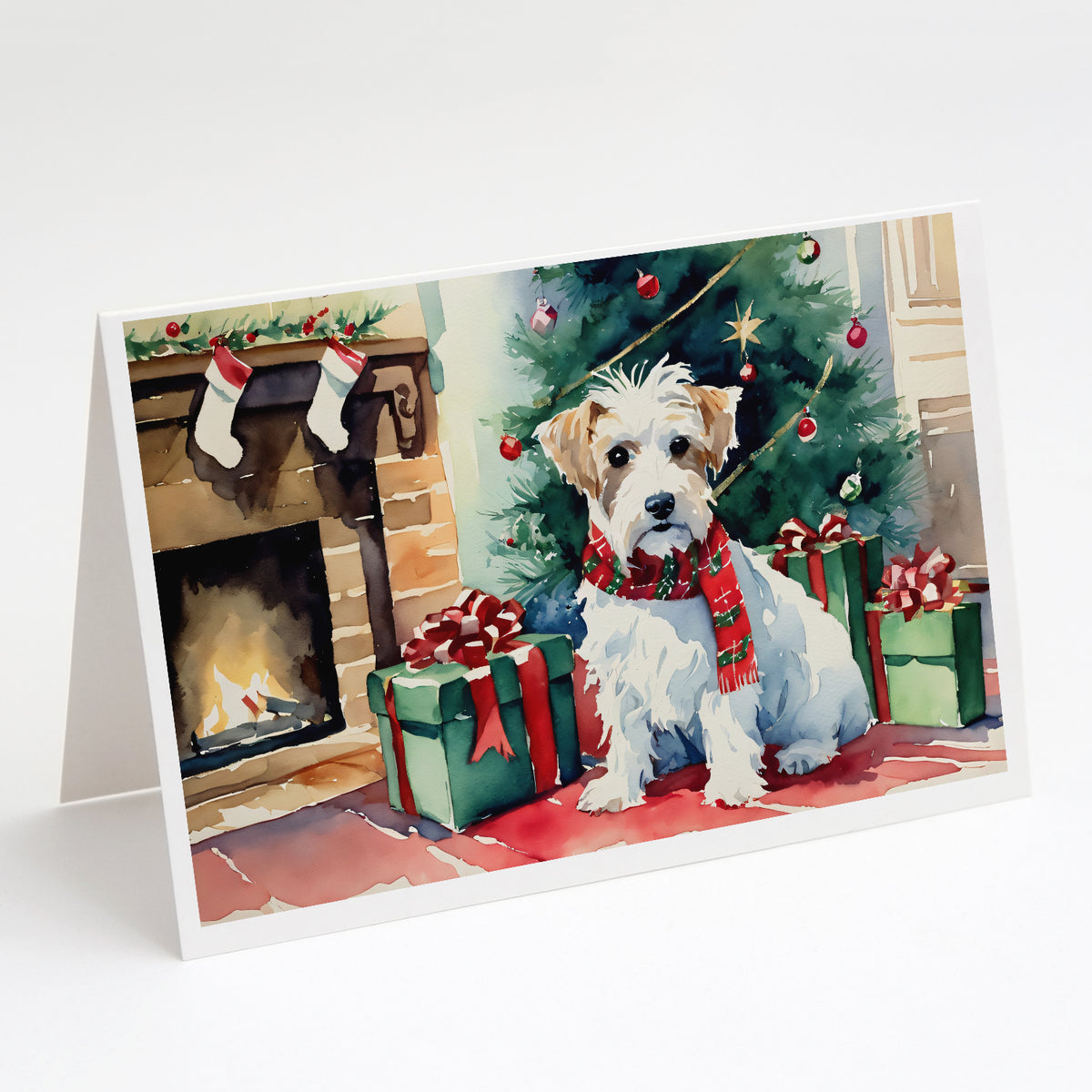 Buy this Sealyham Terrier Cozy Christmas Greeting Cards Pack of 8