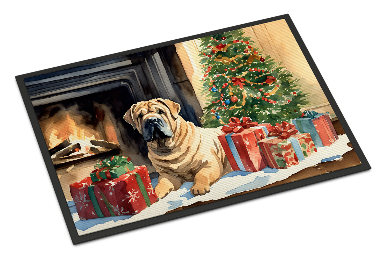 Buy this Shar Pei Cozy Christmas Doormat