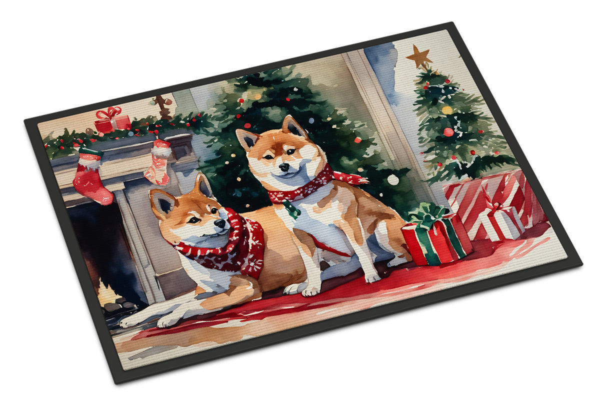 Buy this Shiba Inu Cozy Christmas Doormat