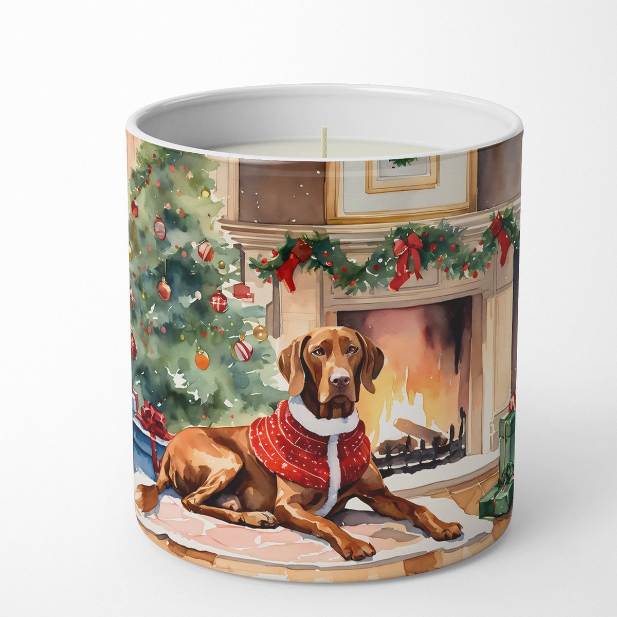 Buy this Vizsla Cozy Christmas Decorative Soy Candle