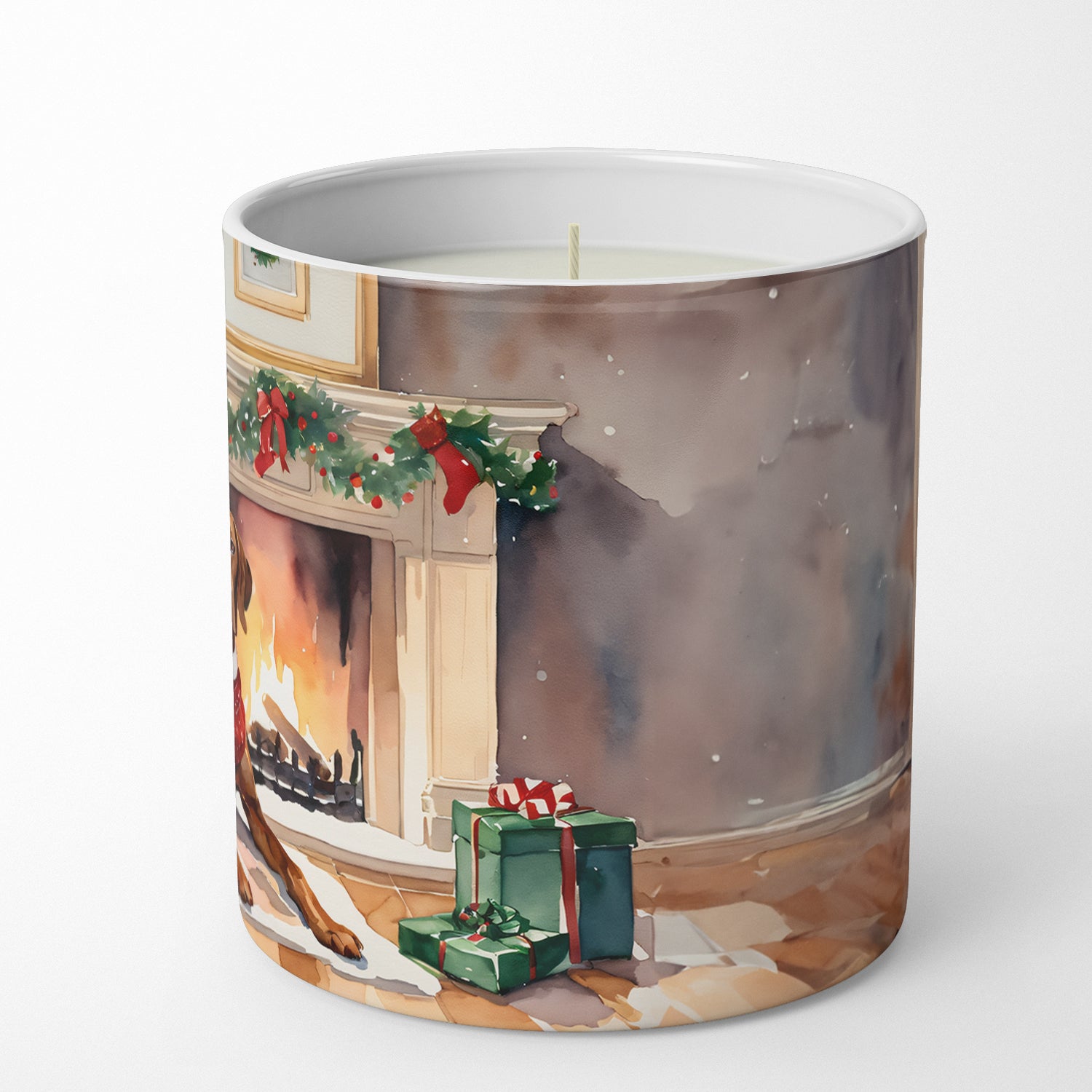 Vizsla Cozy Christmas Decorative Soy Candle