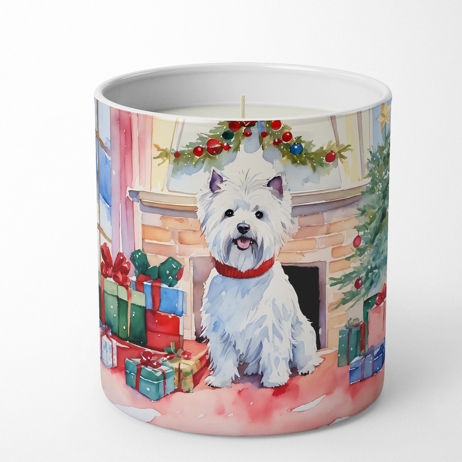 Westie Cozy Christmas Decorative Soy Candle