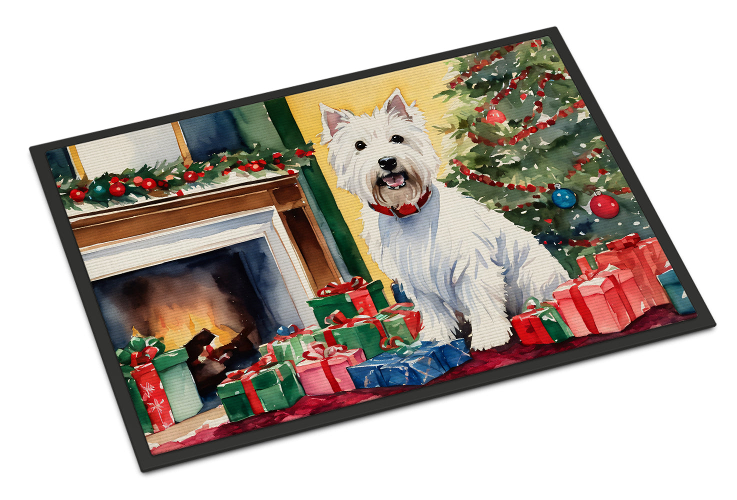 Buy this Westie Cozy Christmas Doormat